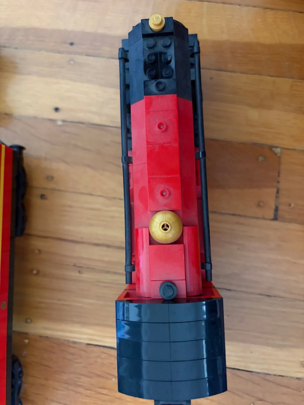 Lego Harry Potter Hogwarts Express train red set wizard bricks steam built Xmas